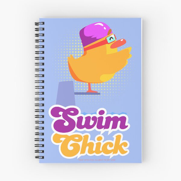 Item preview, Swim Chick: Adorable Fierce Funny Competitive Female Swimmer  designed and sold by LaneLineThreads.