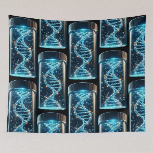 Item preview, DNA in a Pill Bottle designed and sold by nikkolaus.