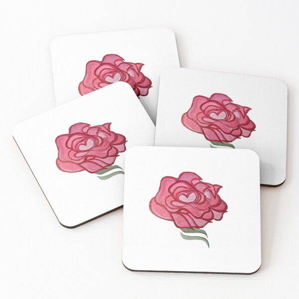 Item preview, Solitary Rose – Abstract Formline Art designed and sold by vwalterson.