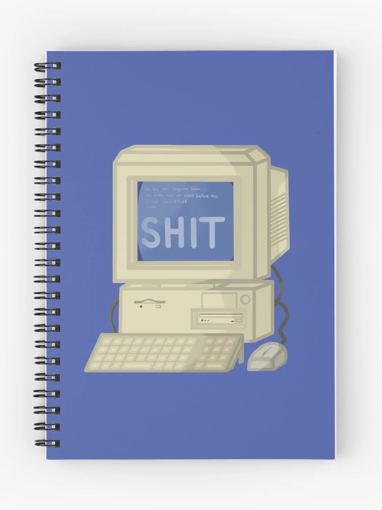 Thumbnail 1 of 3, Journal, Blue Screen Computer designed and sold by FrogArtShop.