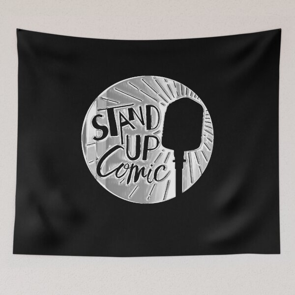 Item preview, Stand-Up Comic (Silver) designed and sold by BlueRockDesigns.