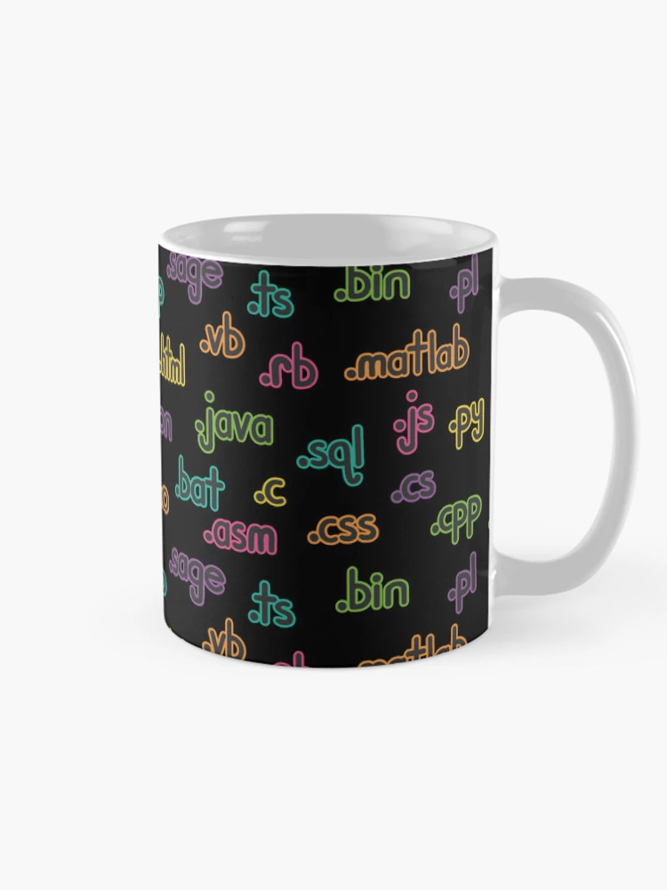 Thumbnail 3 of 6, Coffee Mug, File Extension Set designed and sold by FrogArtShop.
