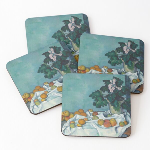 Item preview, Still Life with Apples and a Pot of Primroses by Paul Cézanne designed and sold by WillowNox7.