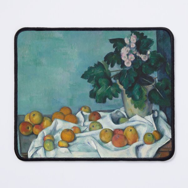 Item preview, Still Life with Apples and a Pot of Primroses by Paul Cézanne designed and sold by WillowNox7.