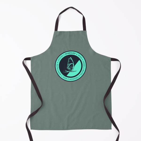 Item preview, Modern Windsurf Emblem Silhouette designed and sold by KiwiRider.