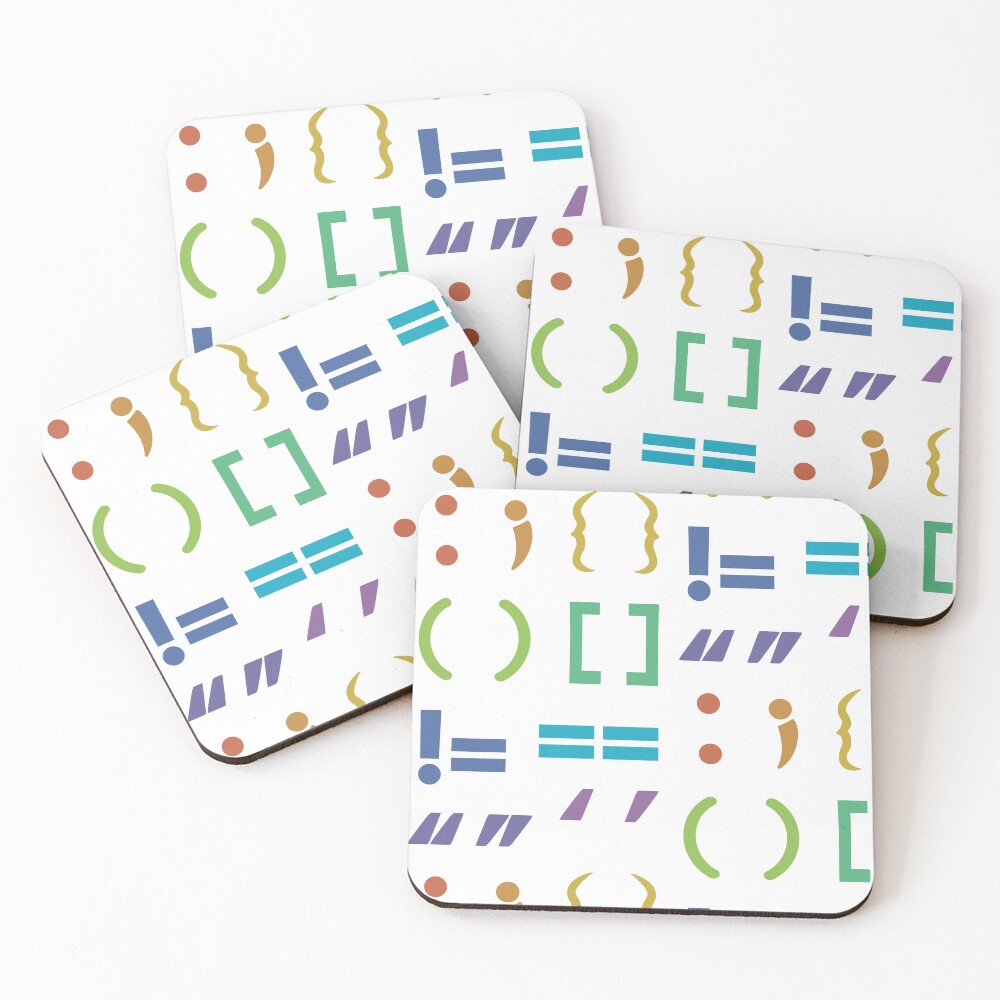 Item preview, Coasters (Set of 4) designed and sold by FrogStickerShop.