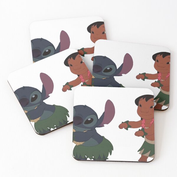 Item preview, Lilo and Stitch Hula Dance – Cute Hawaiian Duo Sticker designed and sold by rnlvinylworkz.