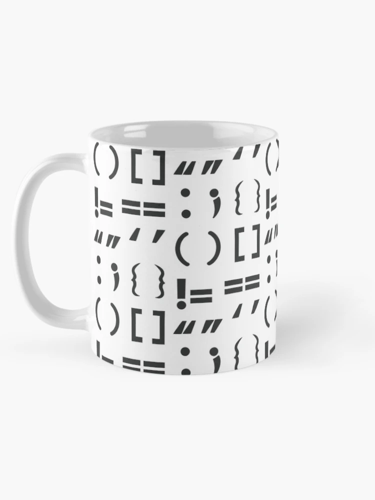 Thumbnail 5 of 6, Coffee Mug, Coding Symbol Set designed and sold by FrogArtShop.