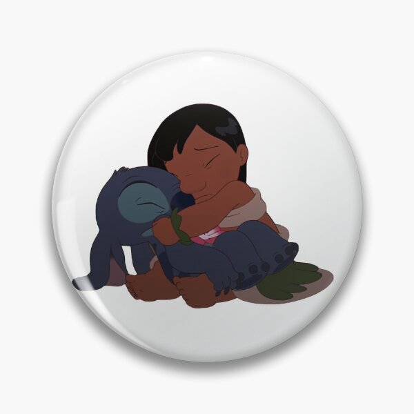 Item preview, Lilo Hugs Stitch – Emotional Ohana Moment Sticker designed and sold by rnlvinylworkz.