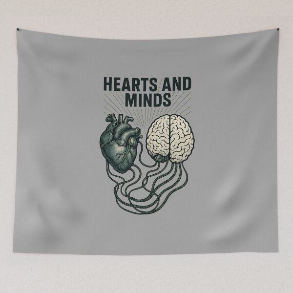 Item preview, Hearts and Minds designed and sold by Uglyandcute.