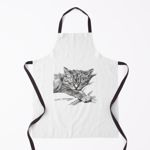 Item preview, Sleeping cat artwork drawn with clay designed and sold by SanchillShop.