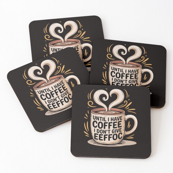Item preview, Funny Coffee Quote Until I Have Coffee I Don’t Care Morning designed and sold by MagicSD Designs.
