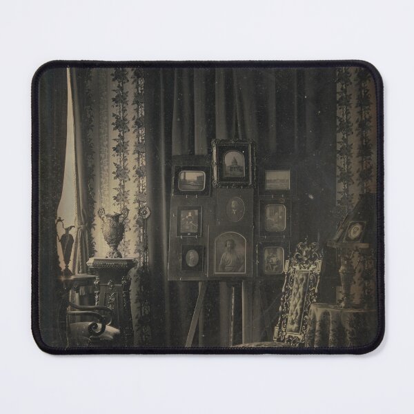 Item preview, Gothic Victorian Parlor Dark Academia Antique Photography Daguerreotype designed and sold by WillowNox7.