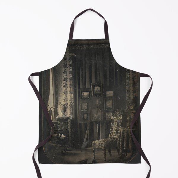 Item preview, Gothic Victorian Parlor Dark Academia Antique Photography Daguerreotype designed and sold by WillowNox7.