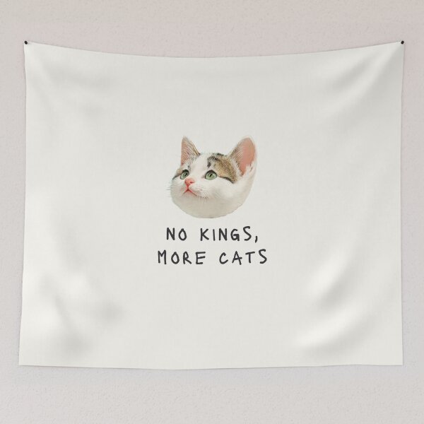 Item preview, No Kings, More Cats designed and sold by mallardpark.