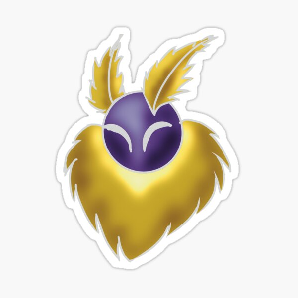 Mothman Intersex Head Sticker