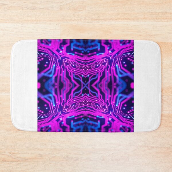 Item preview, Psychedelic Futuristic X Blue and Purple Robot Costume Design designed and sold by FestDrip.
