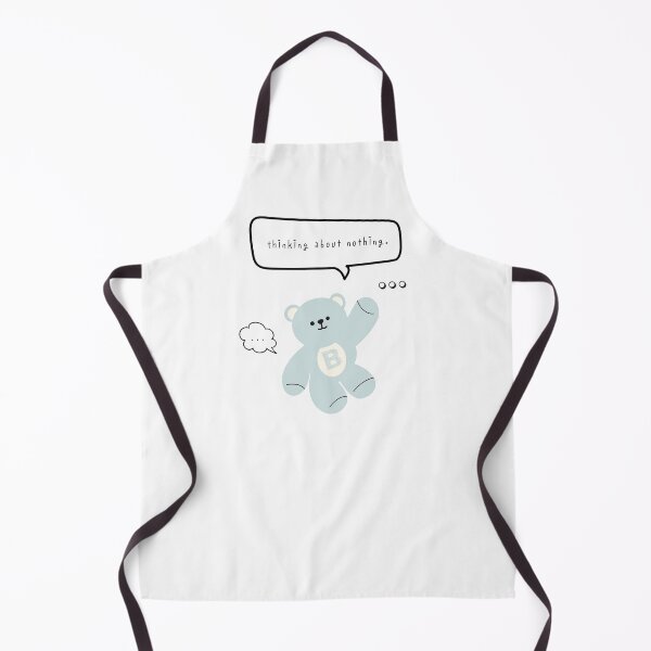 Item preview, Mono Bear Mood – Thinking About Nothing (White / Transparent) designed and sold by mintmono-studio.