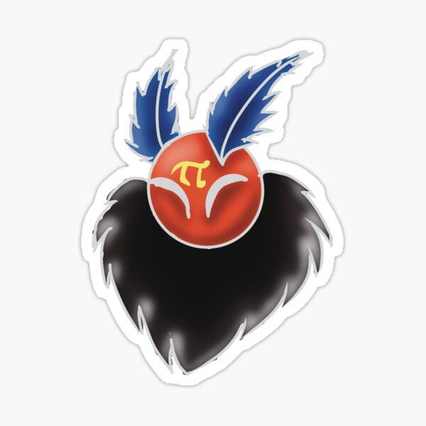 Mothman (OLD) Polyamorous Head Sticker