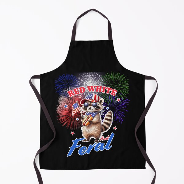Item preview, Party In The Usa 4th Of July Raccoon designed and sold by WoodburyLake.