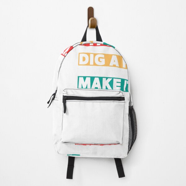 Item preview, Pitch A Tent Dig A Hole Make It Count – Funny Camping Design designed and sold by sniffpad.