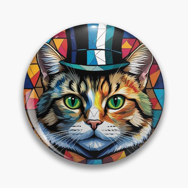 Item preview, The Aristocat's Gaze: A Kaleidoscope of Feline Finesse. designed and sold by muitee.