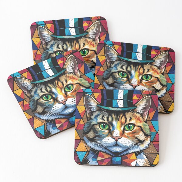 Item preview, The Aristocat's Gaze: A Kaleidoscope of Feline Finesse. designed and sold by muitee.