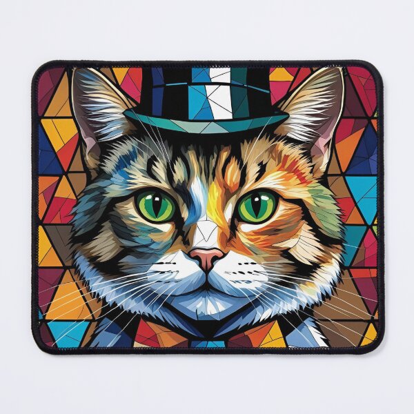 Item preview, The Aristocat's Gaze: A Kaleidoscope of Feline Finesse. designed and sold by muitee.