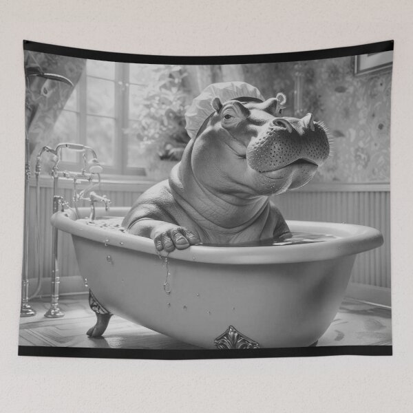 Item preview, Hippo in tub designed and sold by Carritz.