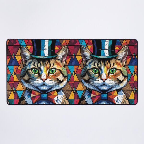 Item preview, The Aristocat's Gaze: A Kaleidoscope of Feline Finesse. designed and sold by muitee.