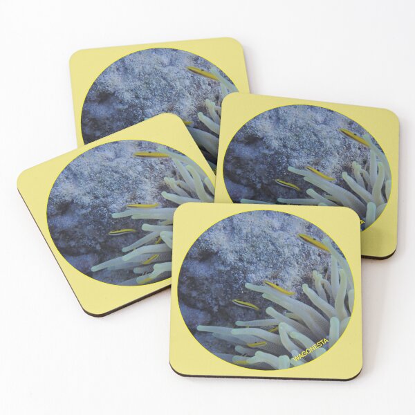 Item preview, Underwater - Little Yellow Fish ln Coral at Bonaire by Wagonesta  designed and sold by Wagonesta.