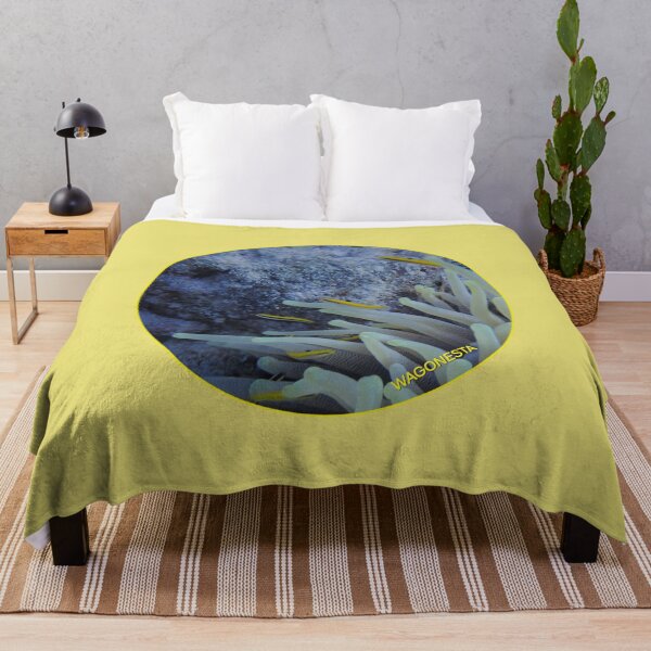 Item preview, Underwater - Little Yellow Fish ln Coral at Bonaire by Wagonesta  designed and sold by Wagonesta.