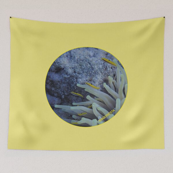 Item preview, Underwater - Little Yellow Fish ln Coral at Bonaire by Wagonesta  designed and sold by Wagonesta.