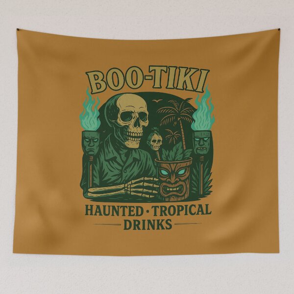 Item preview, Boo-tiki designed and sold by Nerd Out!.