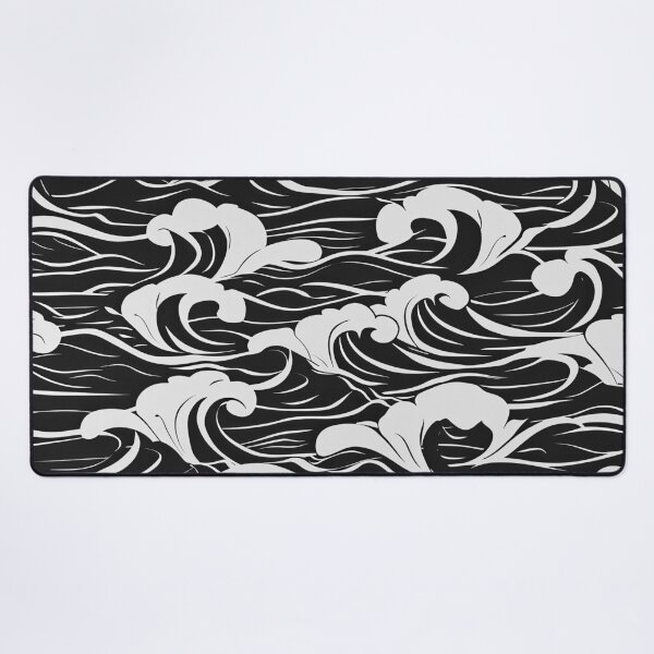 Item preview, Big Wave Asian-Inspired Black And White Designs designed and sold by DEC02.