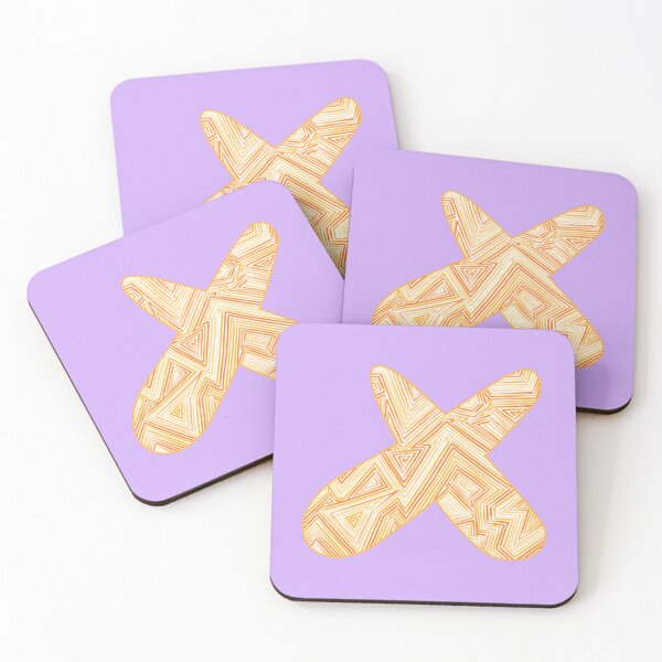 Item preview, X - Letter X - Colourful Pattern designed and sold by JodieMarieArt.