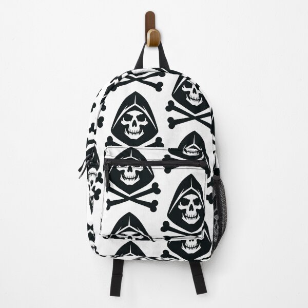 Item preview, Grim Reaper Skull with Hood and Crossbones – Dark Vector Emblem designed and sold by AFernandesDSG.