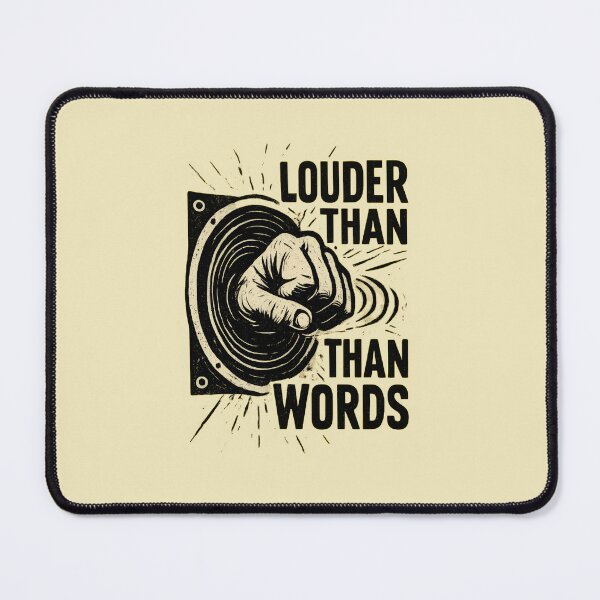 Item preview, Louder Than Words designed and sold by Uglyandcute.