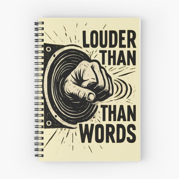 Item preview, Louder Than Words designed and sold by Uglyandcute.