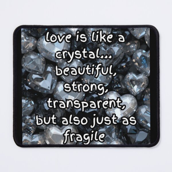Item preview, Crystal Hearts - Black and White designed and sold by P3T3CARD.