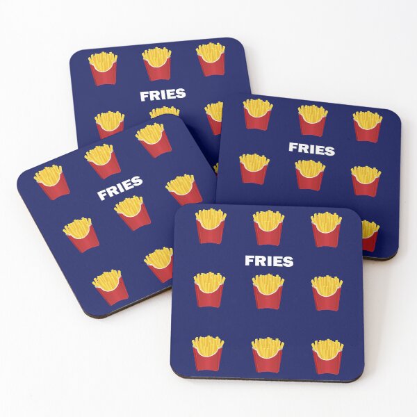 Item preview, French Fries Pattern Fast Food Junk Food Art designed and sold by SandyMDesigns.
