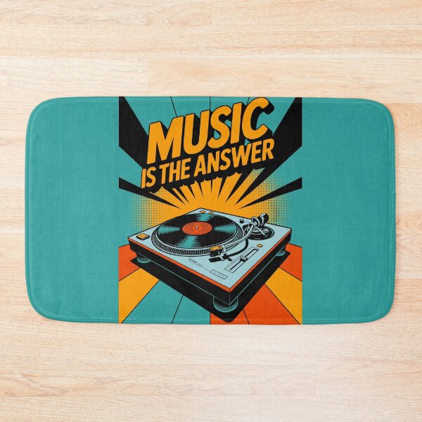 Item preview, Music Is The Answer – DJ Turntable Pop Art for Vinyl Lovers designed and sold by paulo silveira.