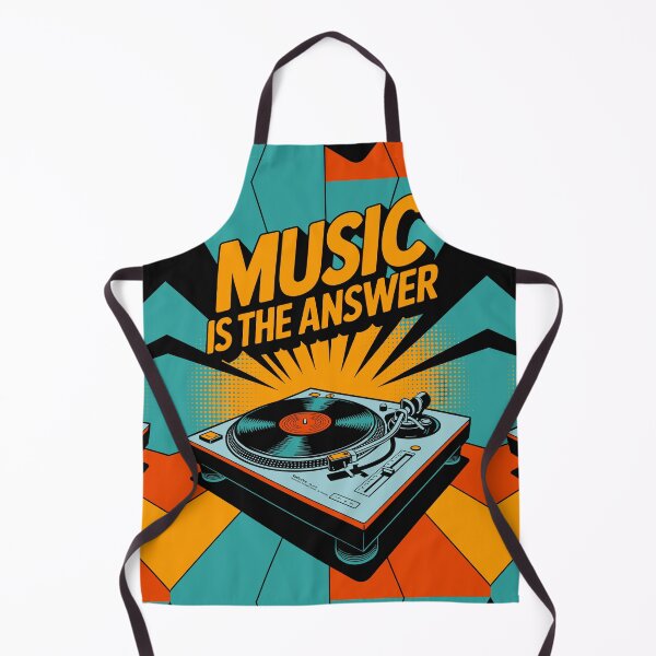 Item preview, Music Is The Answer – DJ Turntable Pop Art for Vinyl Lovers designed and sold by paulo silveira.