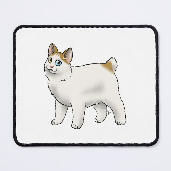 Item preview, Cat - Japanese Bobtail - Orange and White Longhair designed and sold by Jennifer Stolzer.