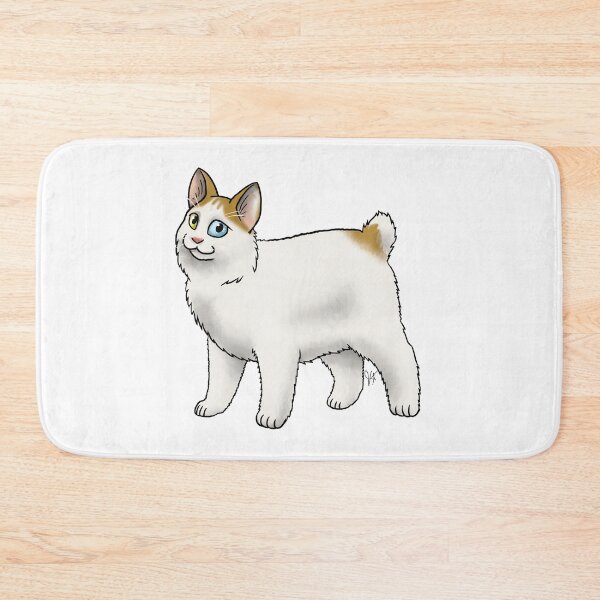 Item preview, Cat - Japanese Bobtail - Orange and White Longhair designed and sold by Jennifer Stolzer.