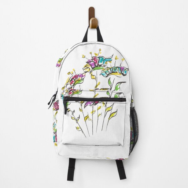 Item preview, ✨ "Rainbow Riot — Freehand Ink & Marker Abstract Floral Explosion" ✨ designed and sold by vwalterson.