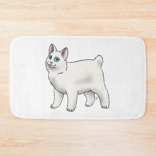Item preview, Cat - Japanese Bobtail - White Longhair designed and sold by Jennifer Stolzer.