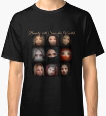 Beautiful Women Faces Photography Classic T-Shirt