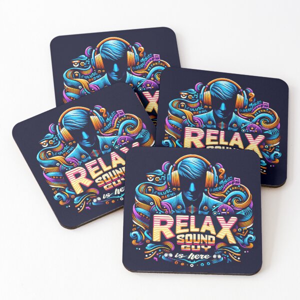 Item preview, Relax the Sound Guy Is Here, typography designed and sold by maxmaj.
