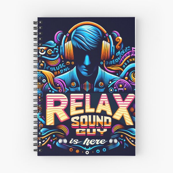 Item preview, Relax the Sound Guy Is Here, typography designed and sold by maxmaj.